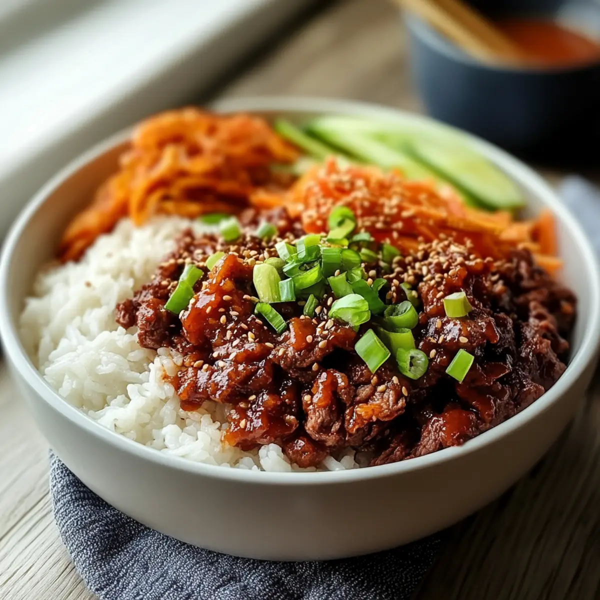 Spicy Korean Beef Bulgogi Bowls