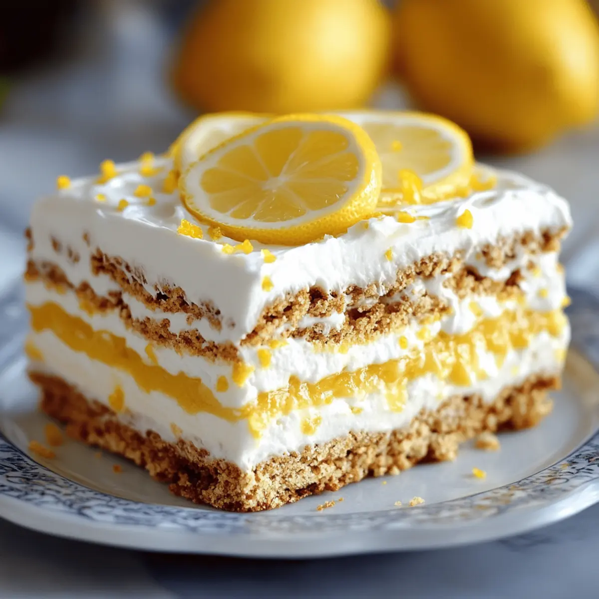 Lemon Icebox Cake