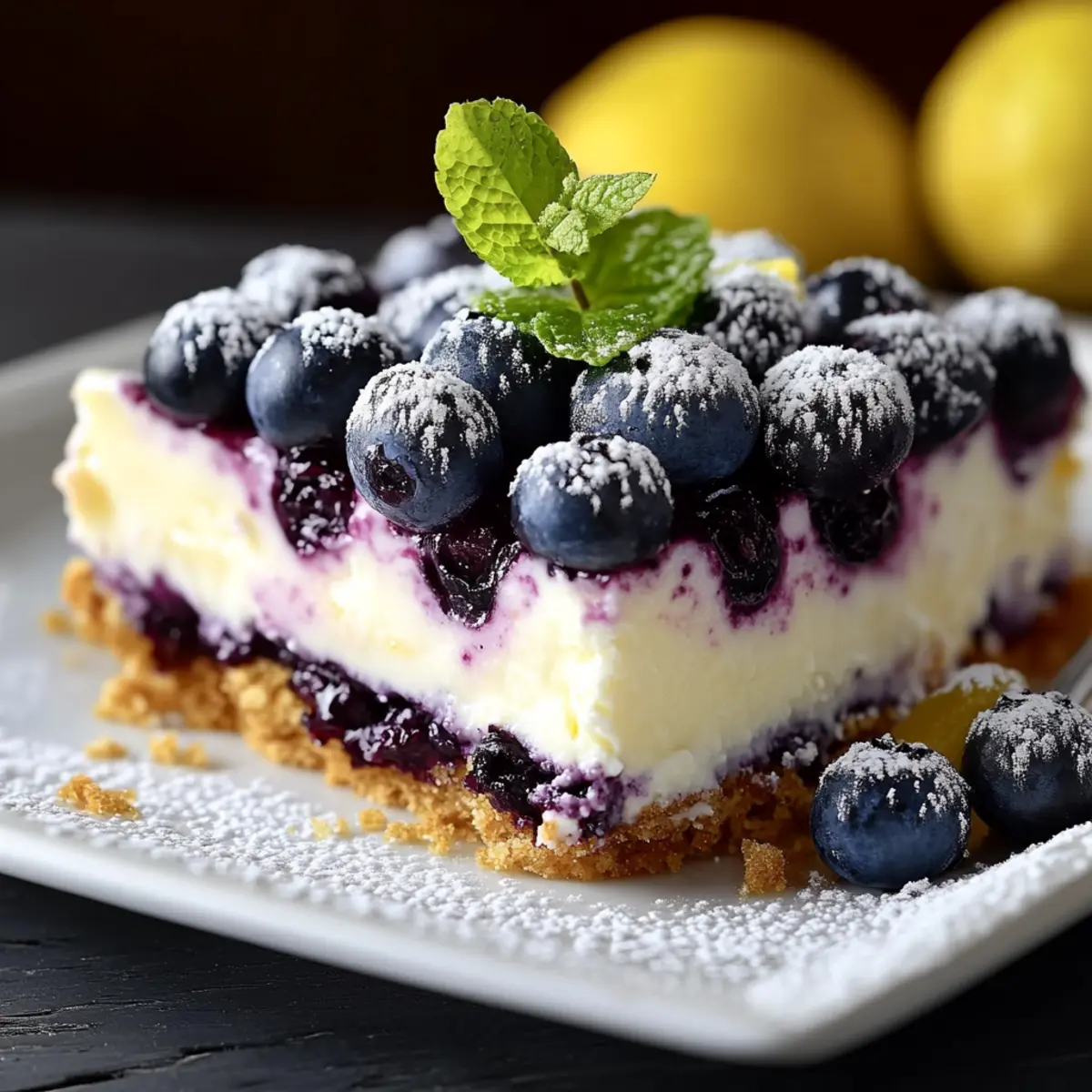 Blueberry Lemon Heaven Dessert