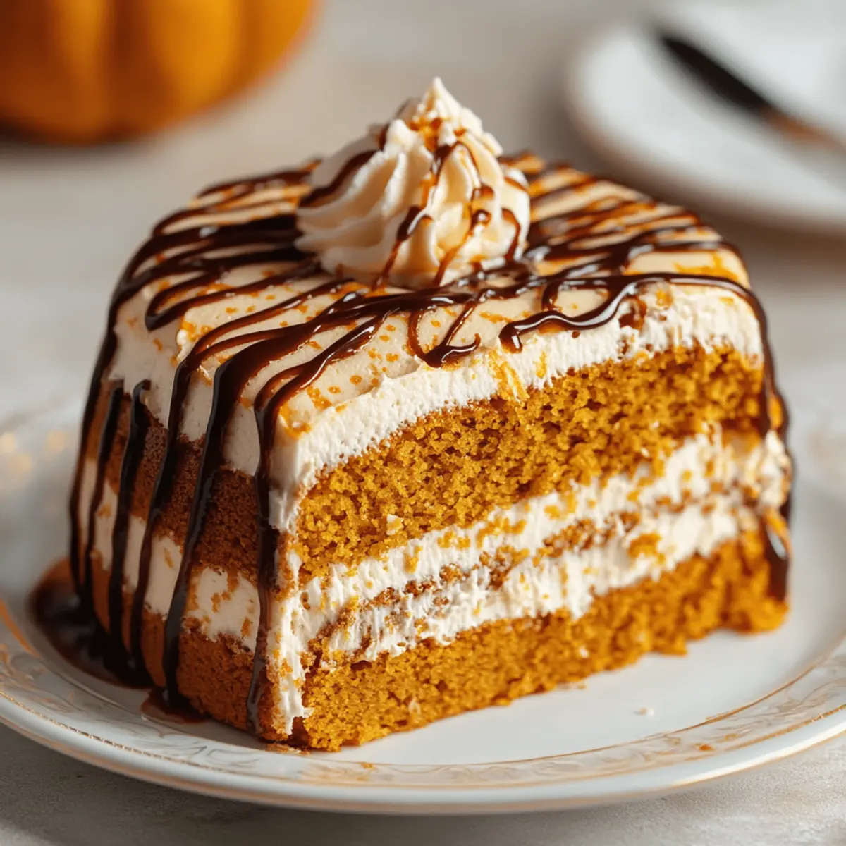 Pumpkin Quake Cake
