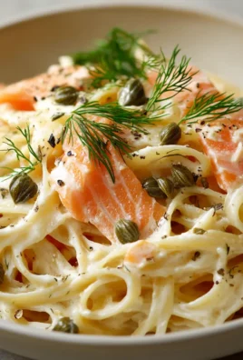 Smoked Salmon Pasta with Capers and Dill