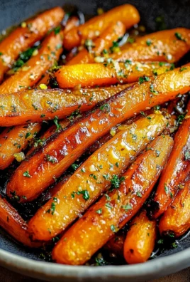 Sweet and Savory Roasted Carrots with Honey Garlic Butter
