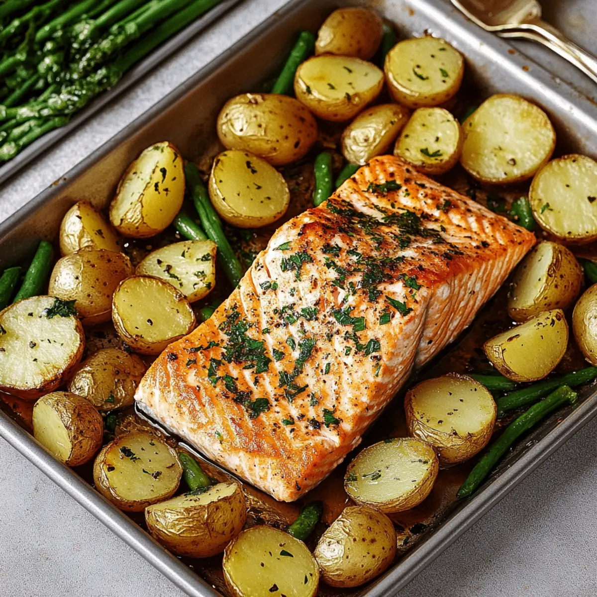Roasted Salmon & Potatoes