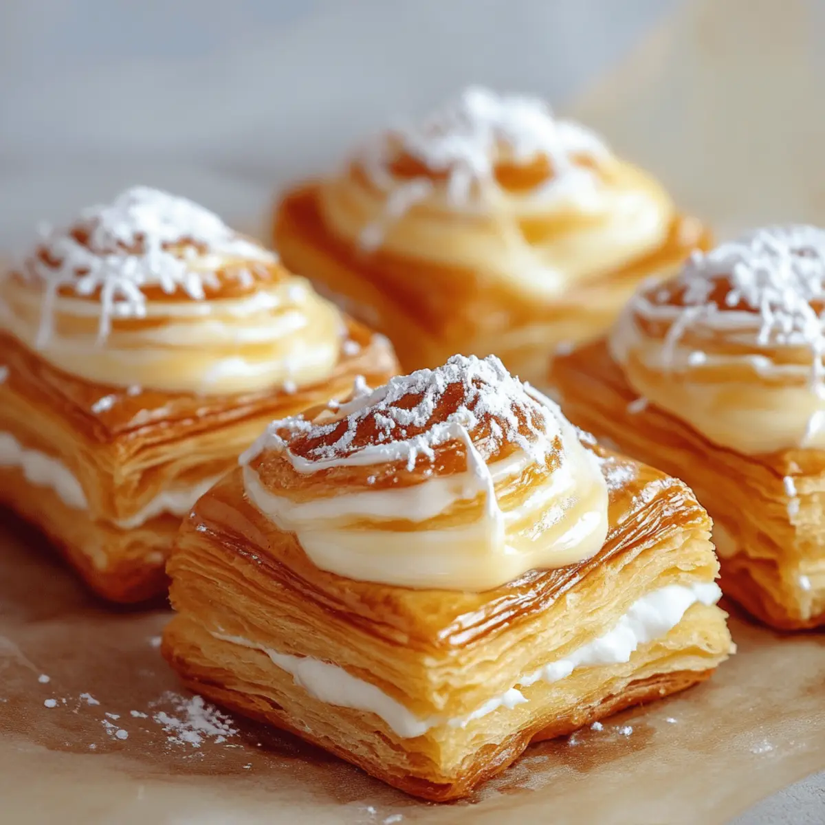 Mini Napoleon Pastries