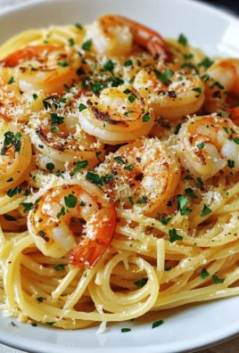 Lemon Garlic Shrimp Pasta