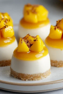 Mini Mango Cheesecake Domes