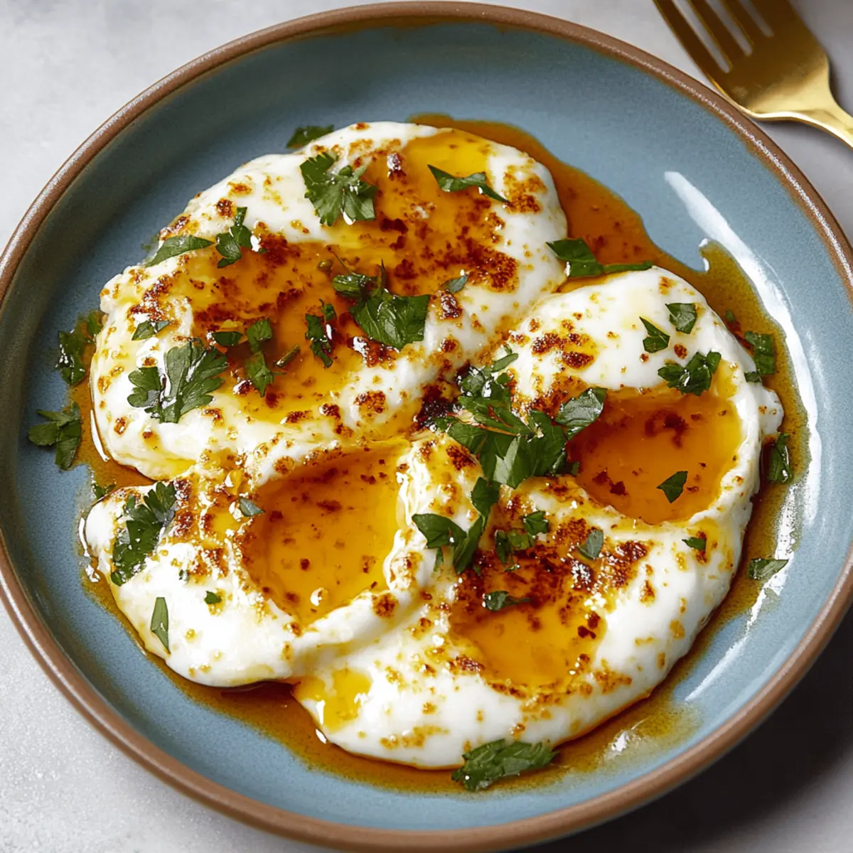 Hot Honey Mozzarella Eggs