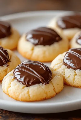 Twix Thumbprint Cookies