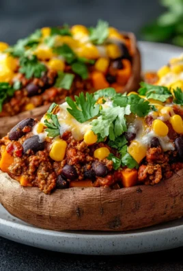 Stuffed Sweet Potatoes with Chili