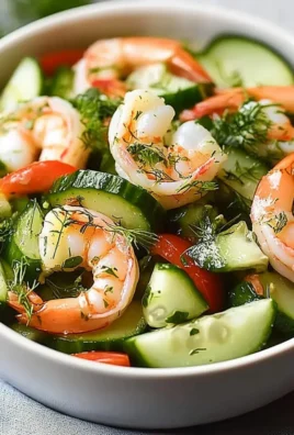 Fresh Cucumber Shrimp Salad