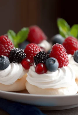 Mini Berry Pavlovas