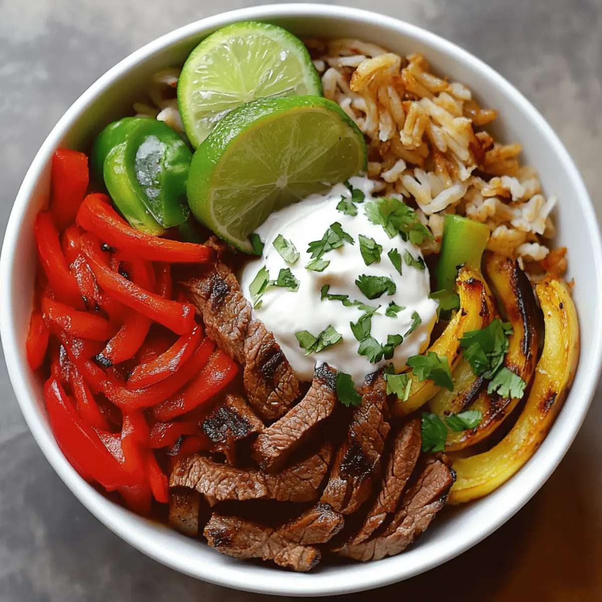 Steak Fajita Power Bowls