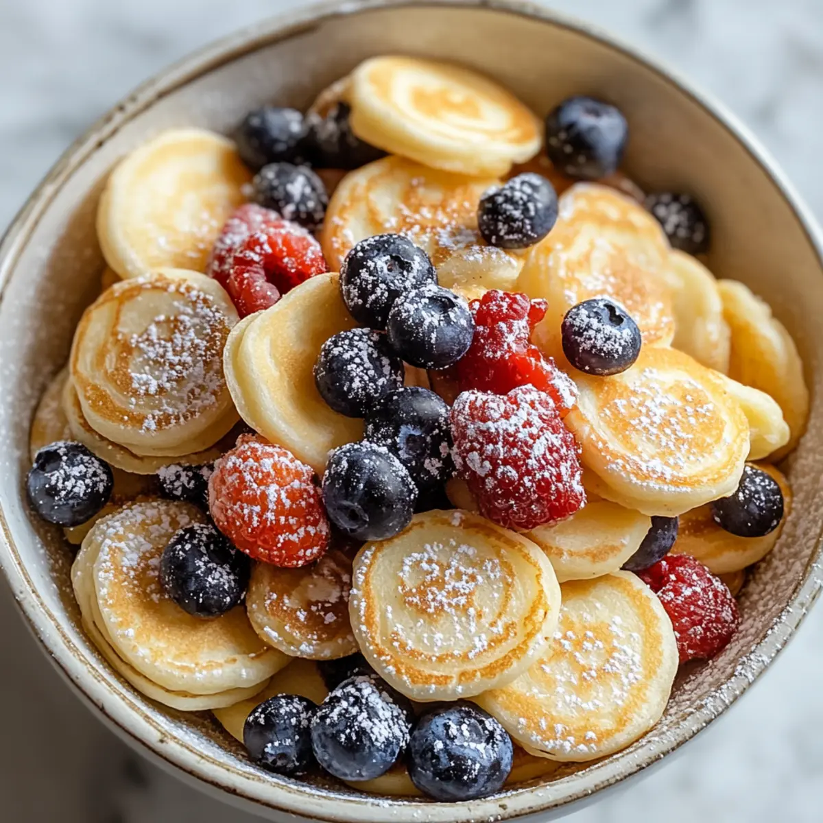 Mini Pancake Cereal Bowl