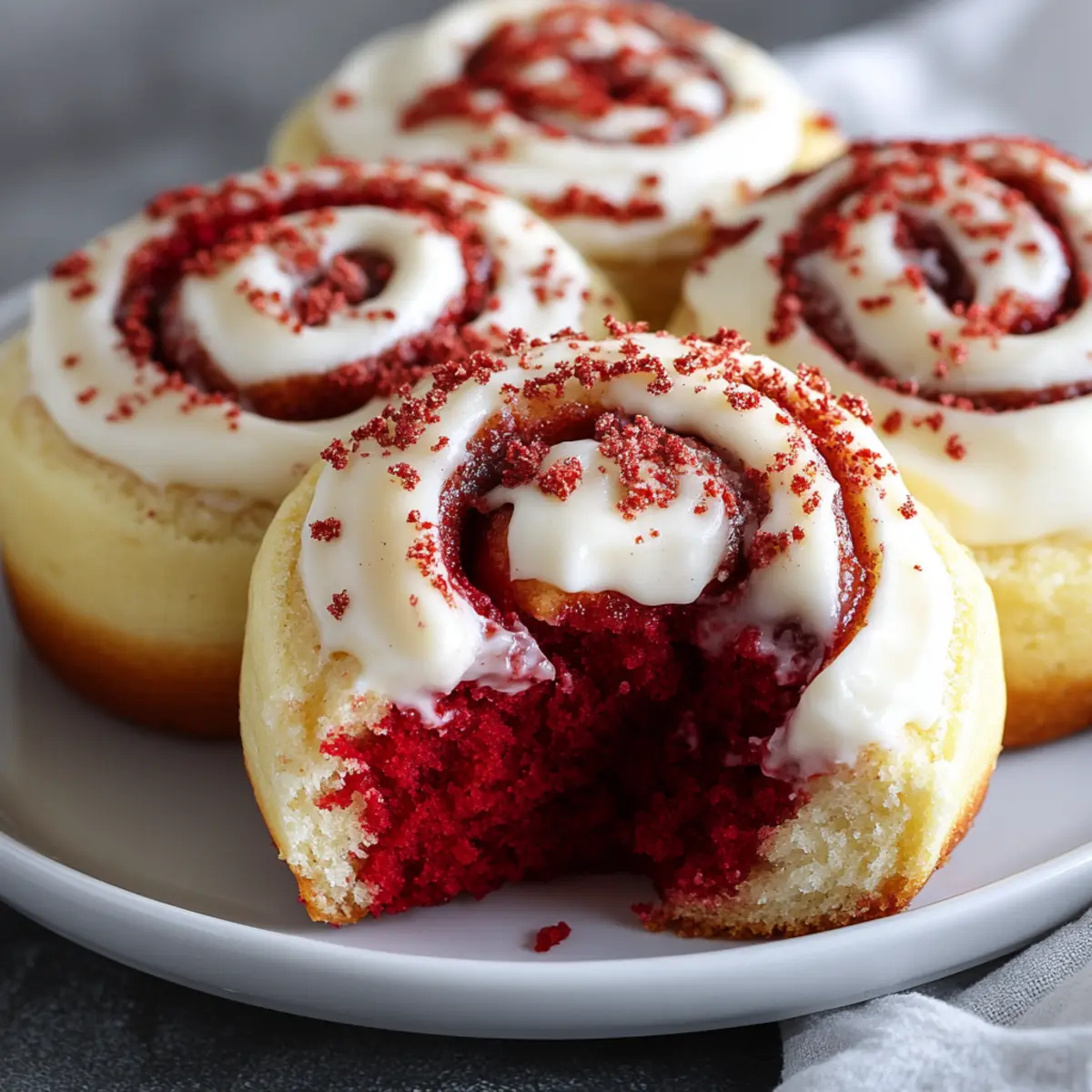 Red Velvet Cinnamon Rolls