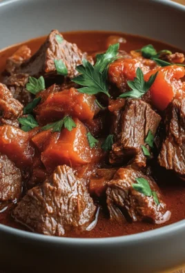 Slow-Cooked Beef in Tomato Gravy