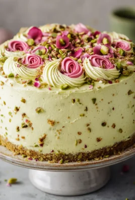 Pistachio Rose Cake