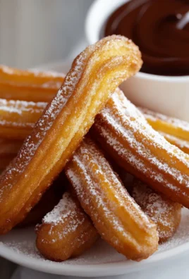 Churros with Chocolate Dip