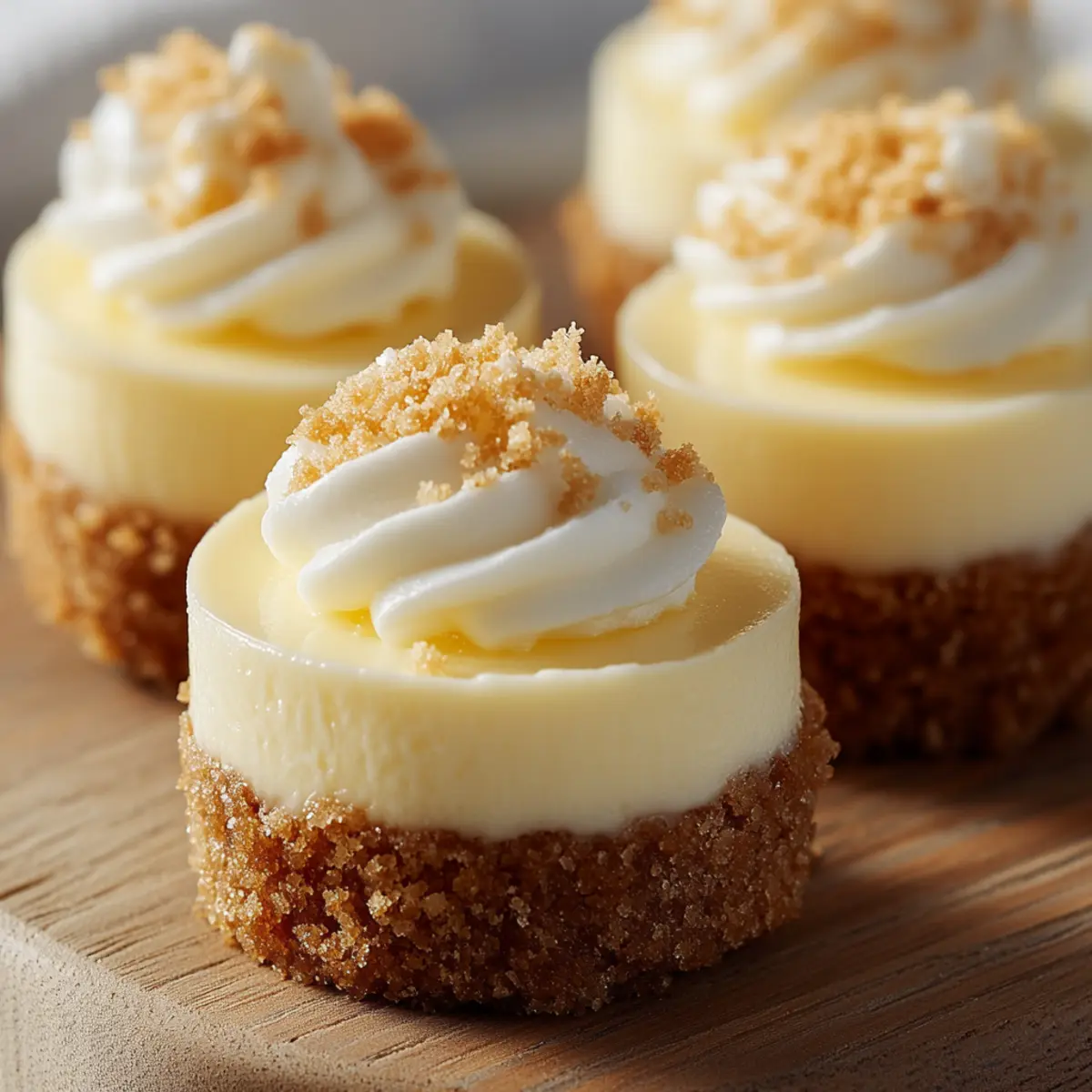 Vanilla Custard Cheesecake Cups