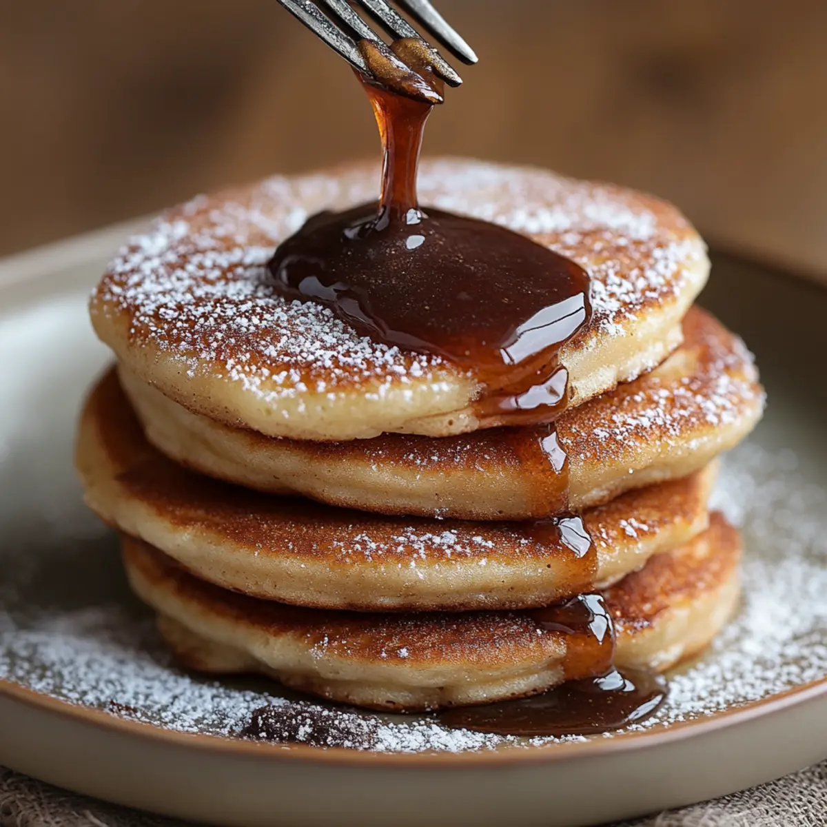 Spanish Churro Pancakes