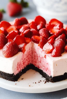 No-Bake Strawberry Cheesecake