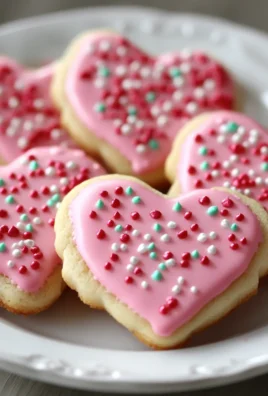 Valentine Strawberry Cookies