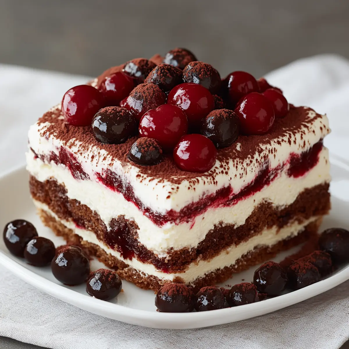 Black Forest Tiramisu