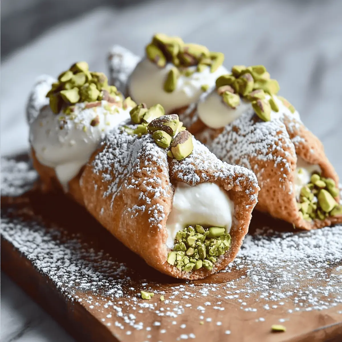 Pistachio Cannoli