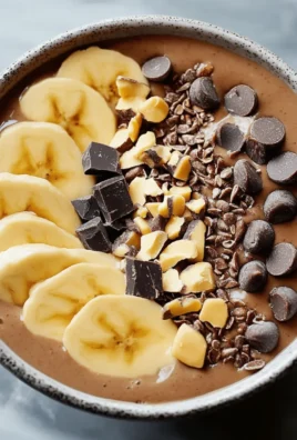 Chocolate Peanut Butter Smoothie Bowl