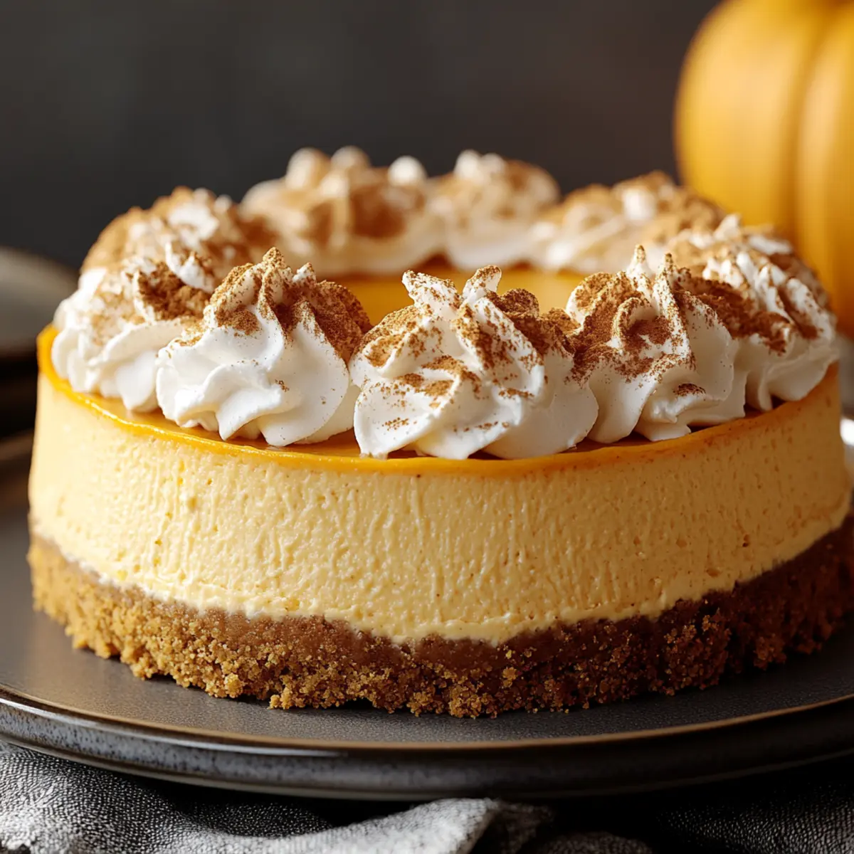 No-Bake Pumpkin Cheesecake