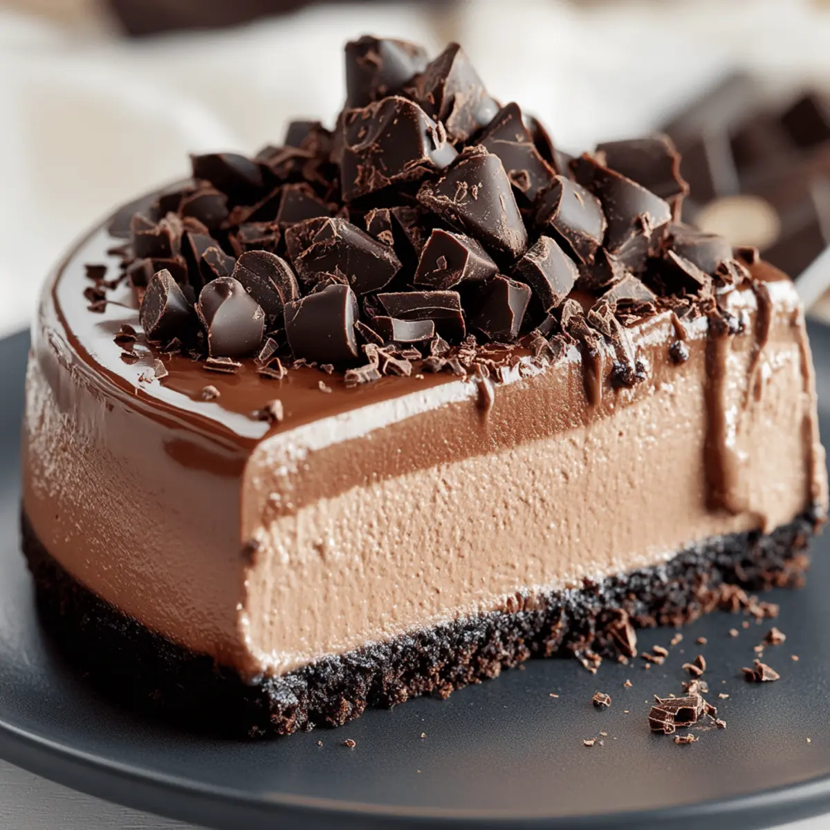 Triple Chocolate Cheesecake