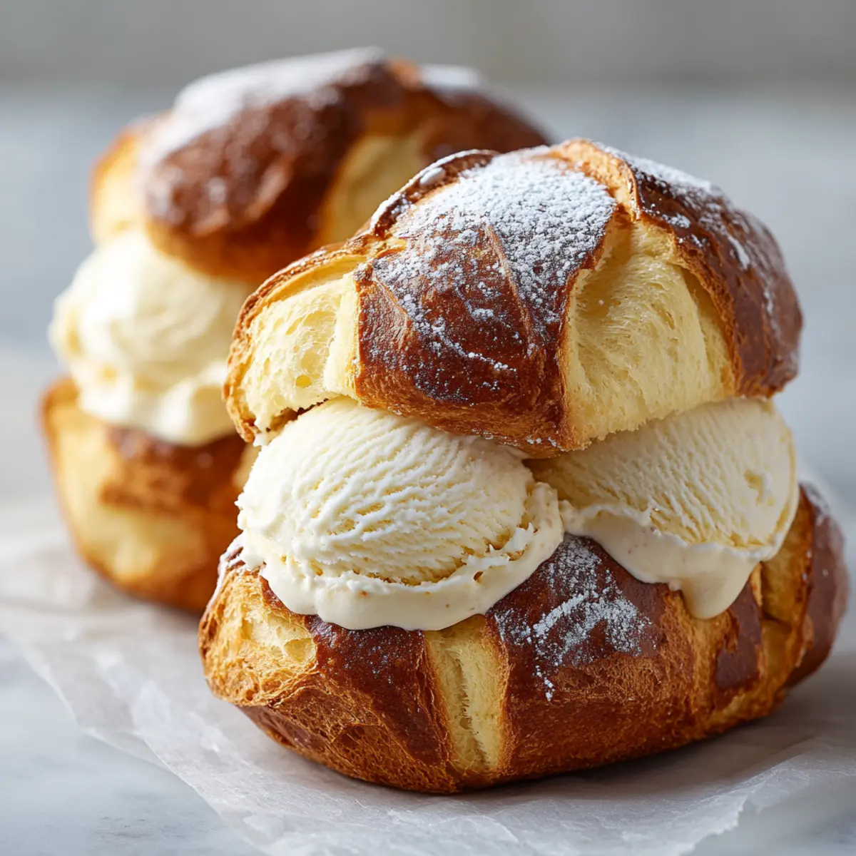 Brioche Ice Cream Sandwiches