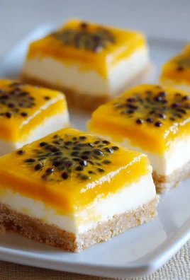 Mango Passionfruit Cheesecake Bars