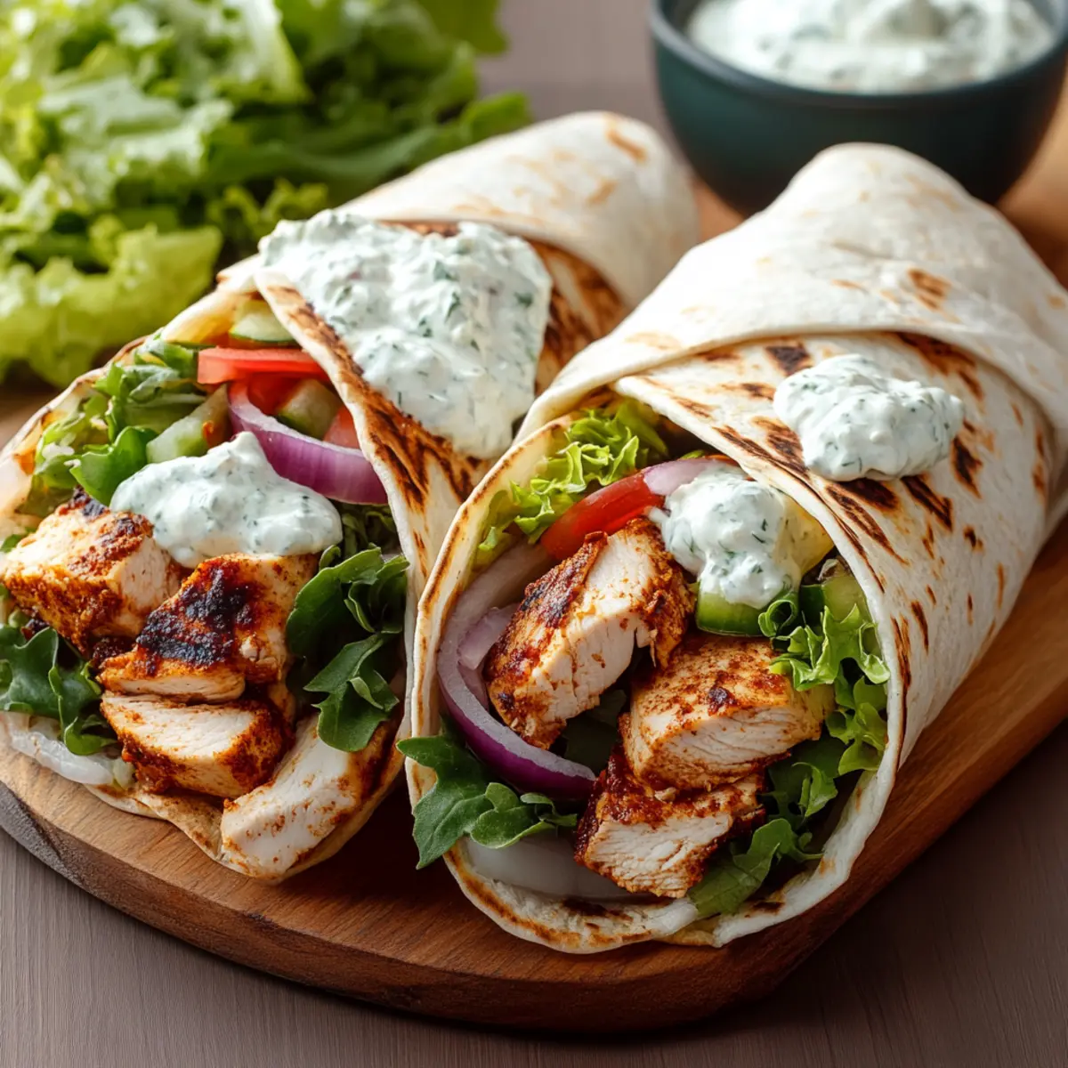 Chicken Shawarma Wraps