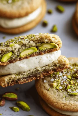 Pistachio Cream Filled Cookies