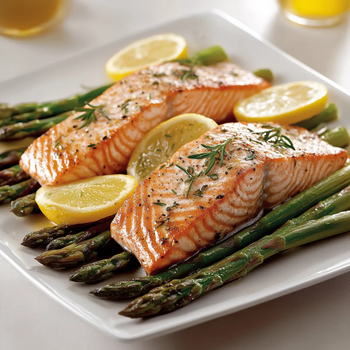 Baked Tasmanian Salmon with Asparagus