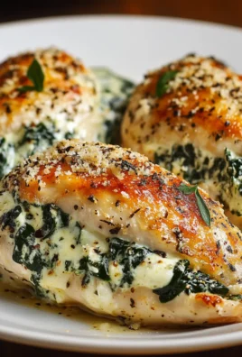 Spinach & Mozzarella Stuffed Chicken