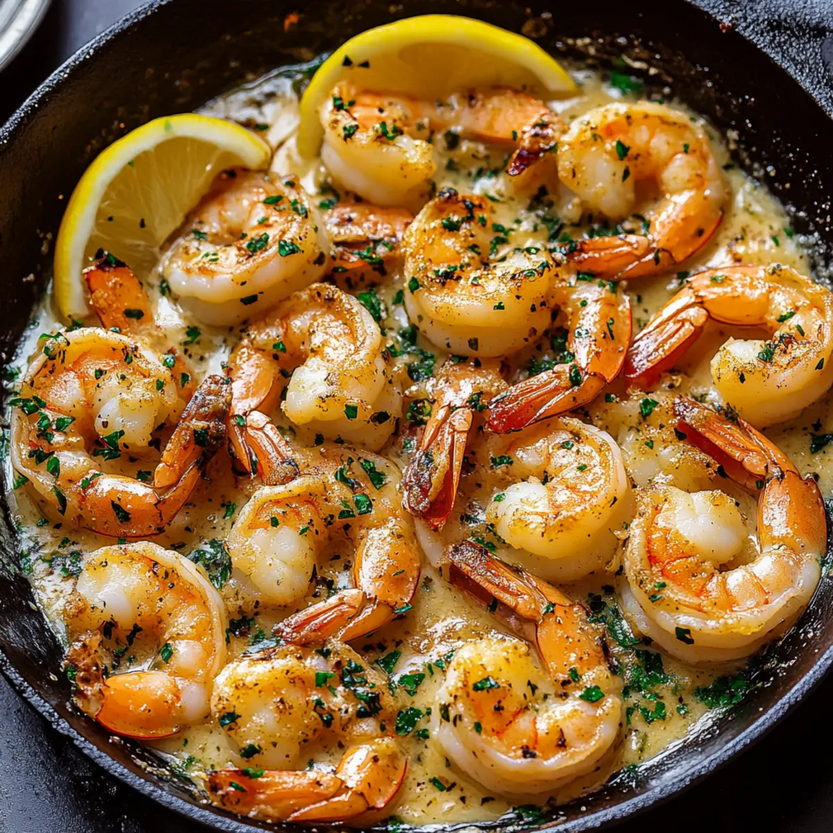 Garlic Butter Shrimp Skillet Recipe