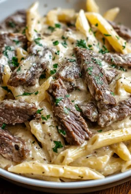 Creamy Steak Pasta
