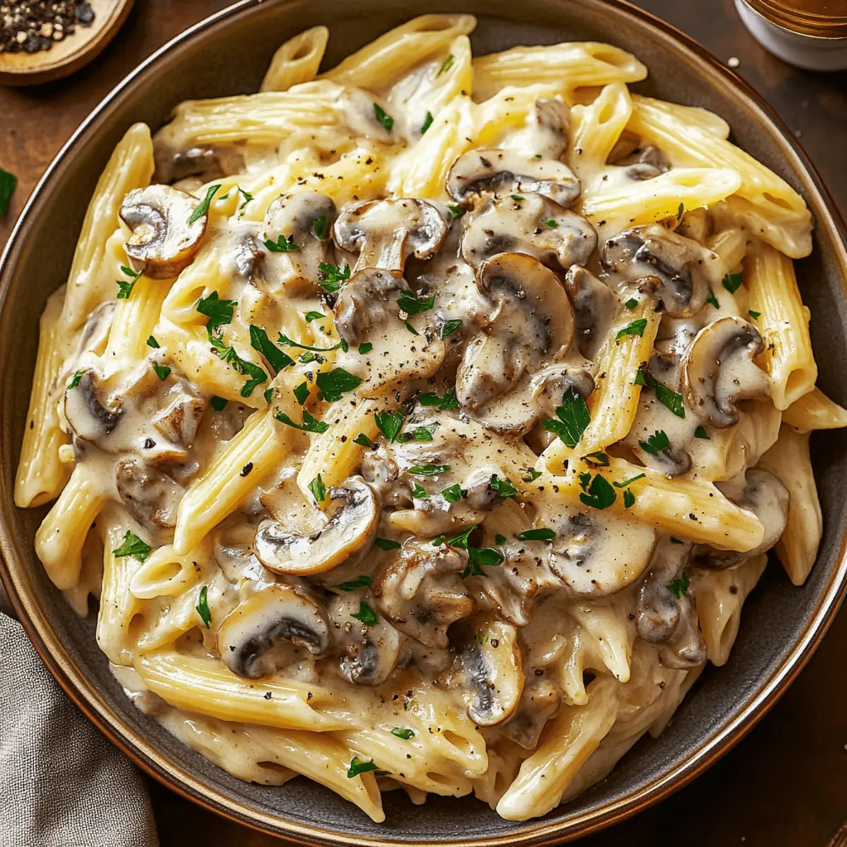 Creamy Mushroom Pasta