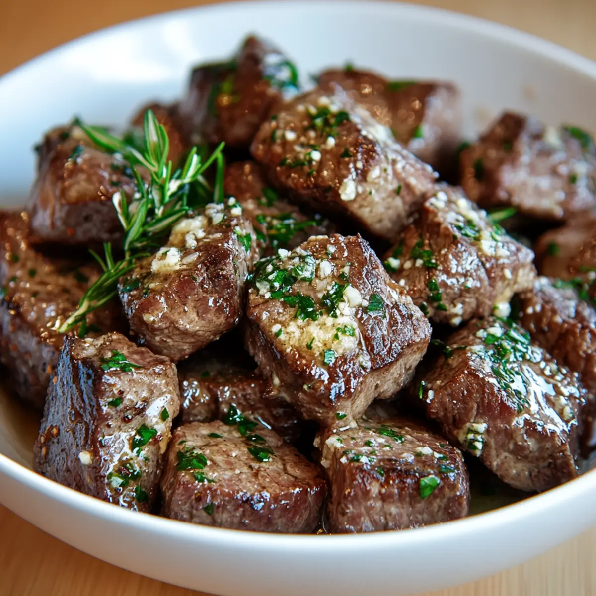 Garlic Butter Steak Bites