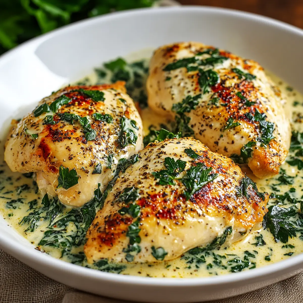Chicken Florentine Style