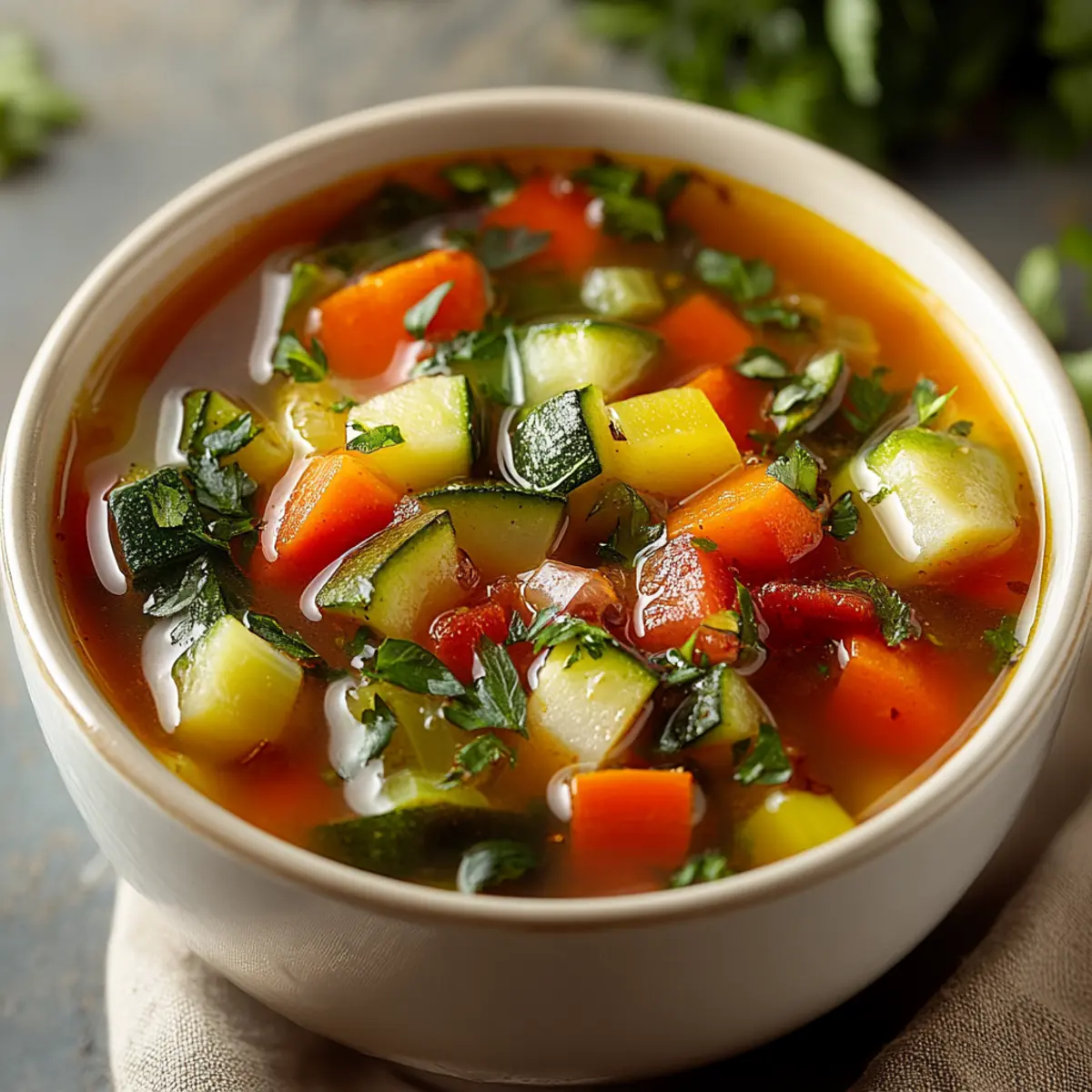 Vegetable Detox Soup Recipe