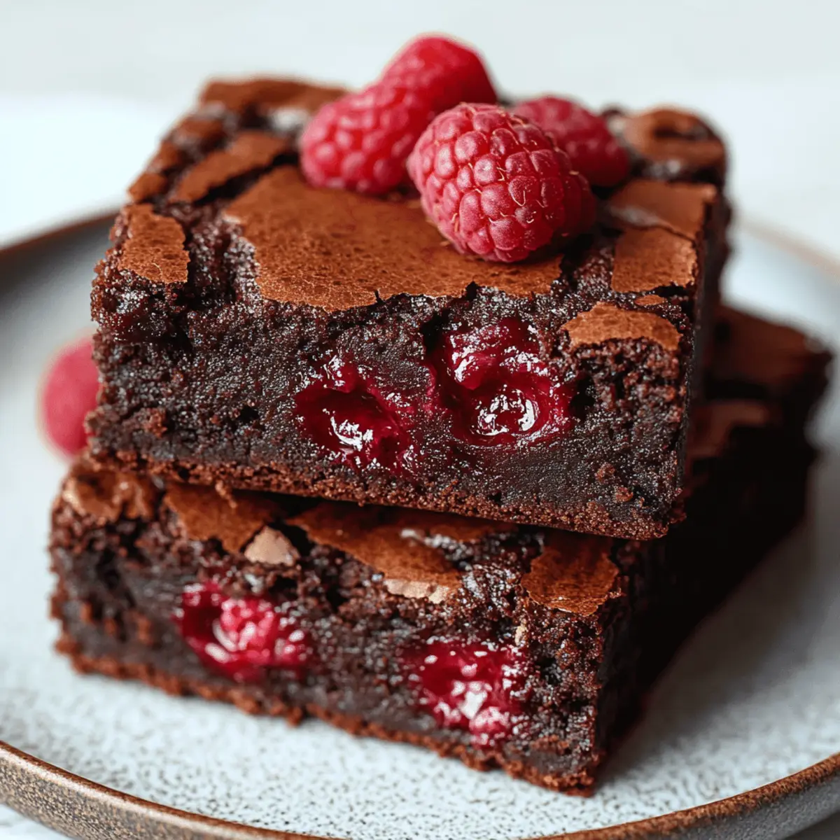 Raspberry Brownies