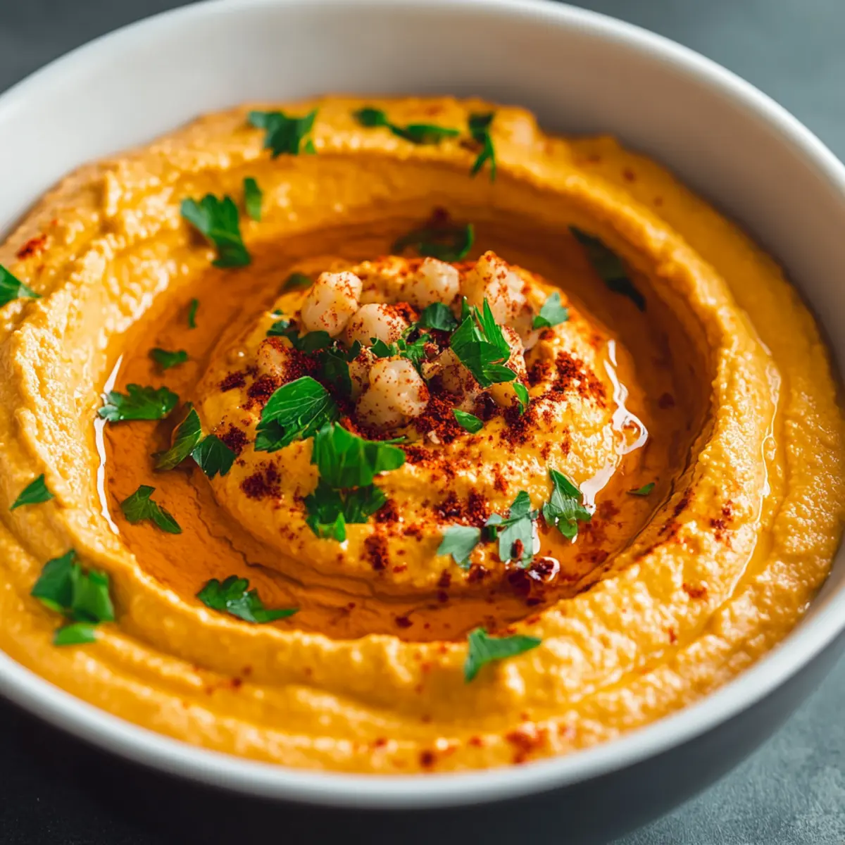 Roasted Red Pepper Hummus