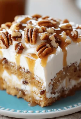 Butter Pecan Praline Poke Cake