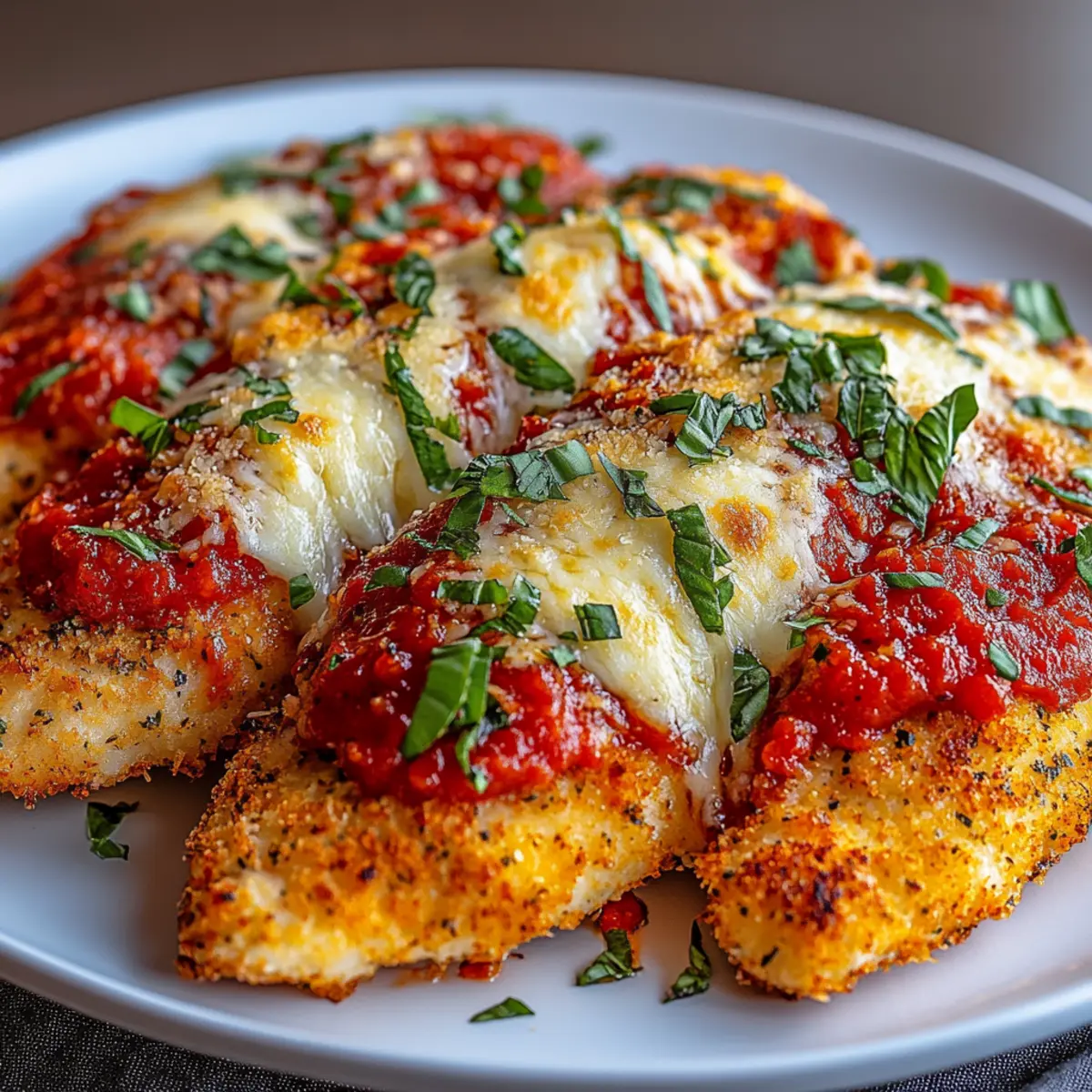 Crispy Chicken Parmesan