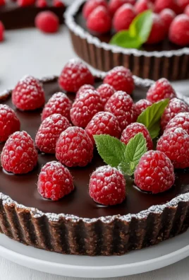 Chocolate Raspberry Tart