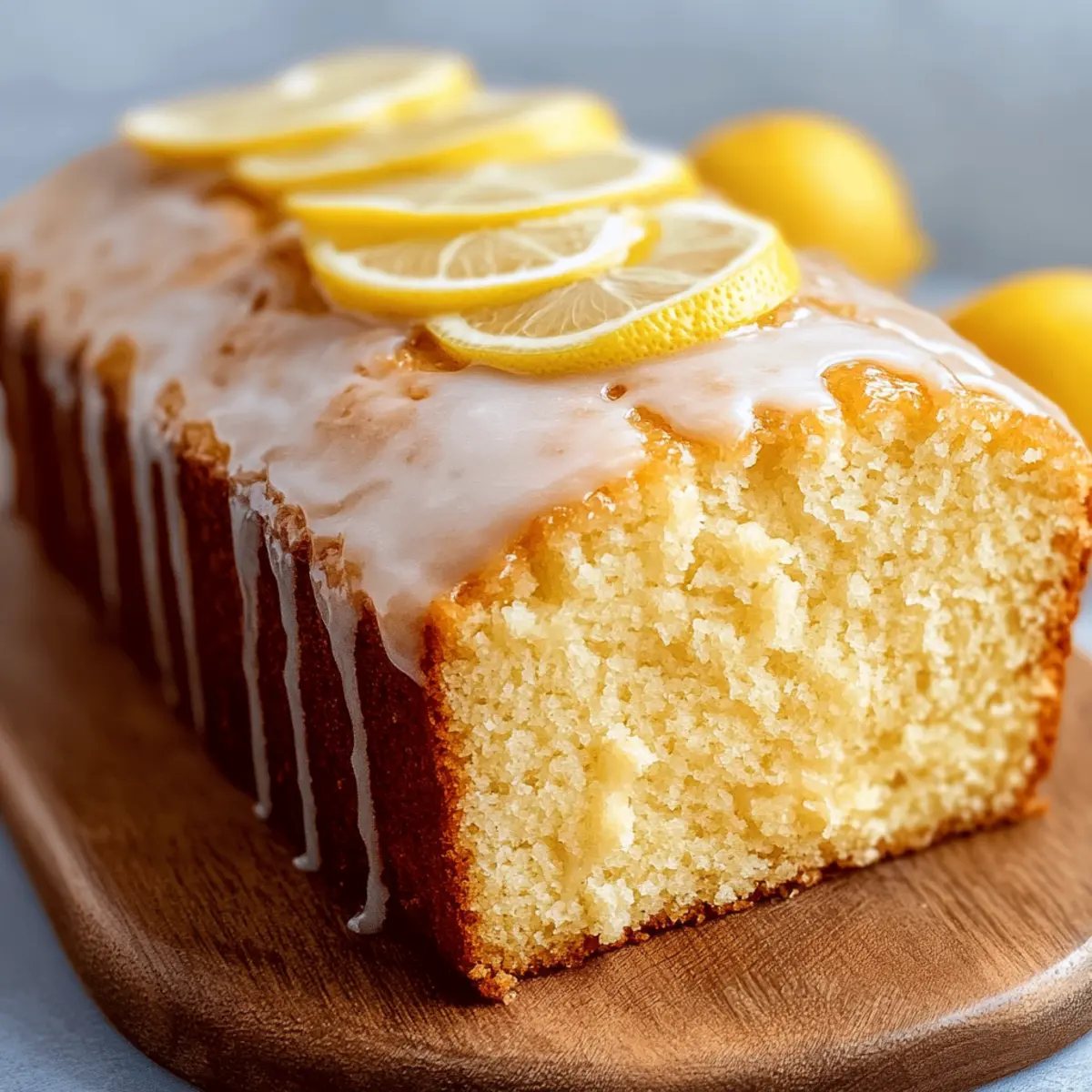 Lemon Glazed Loaf Cake