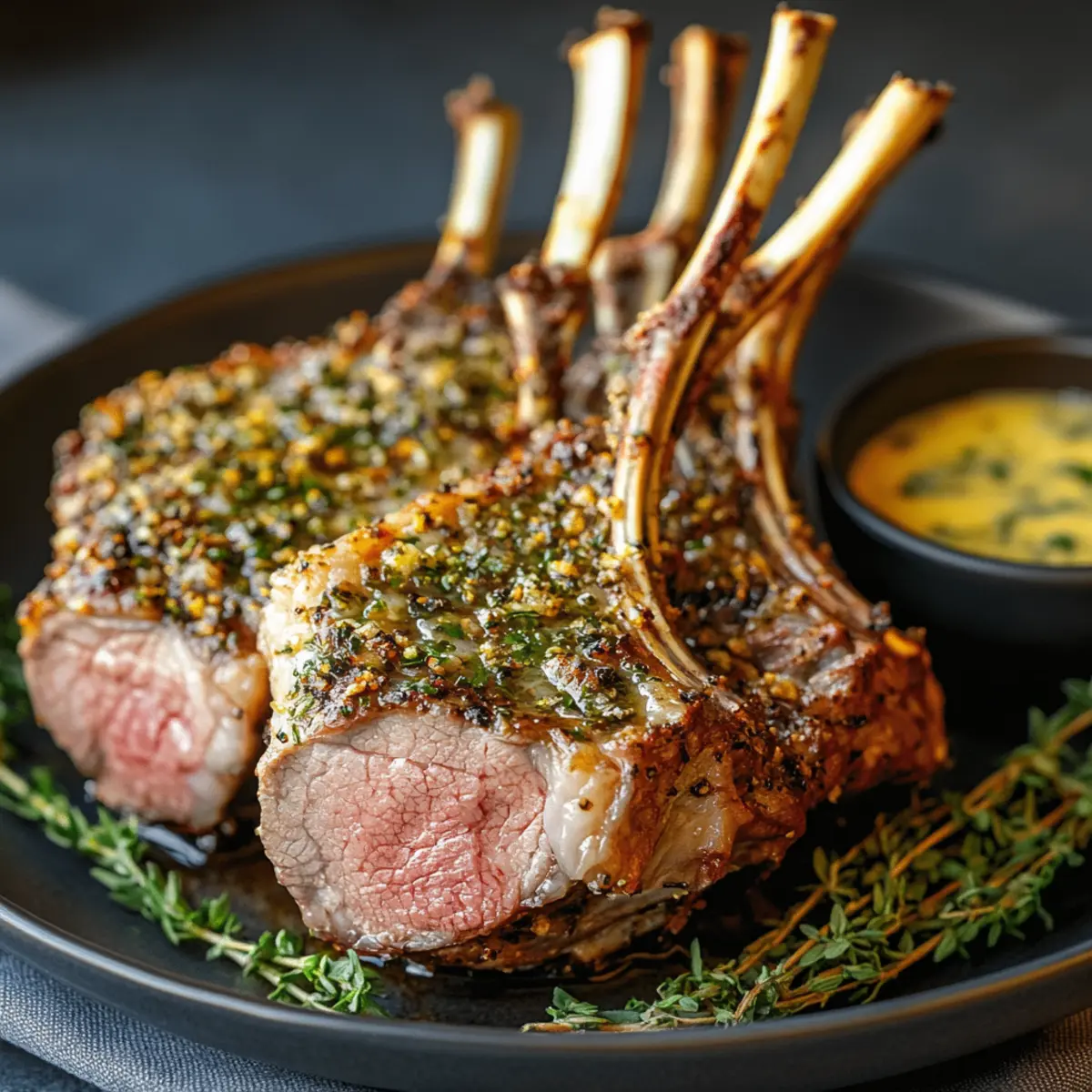 Air Fryer Rack of Lamb