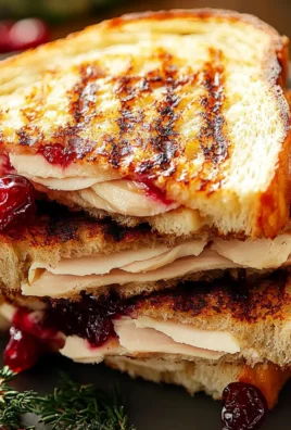 Turkey Cranberry Grilled Sandwiches